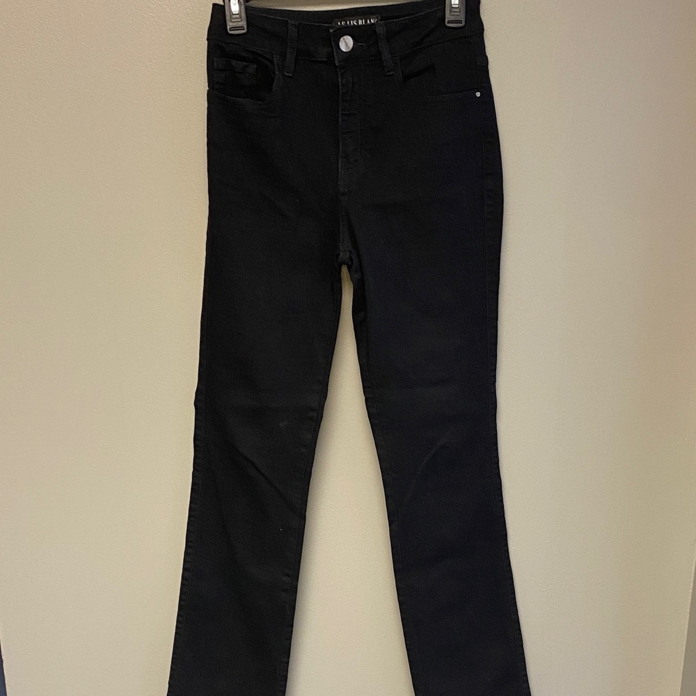 Le Lis Blanc Black High-Rise Straight Leg Jeans (Size 38) – EUC